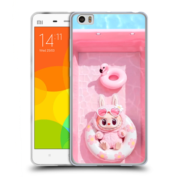 Силиконовый чехол на Xiaomi Mi Note с принтом Labubu Лабубу Силиконовый чехол на Xiaomi Mi Note с принтом Labubu Лабубу