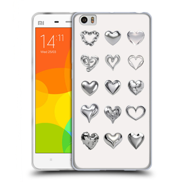 Силиконовый чехол на Xiaomi Mi Note с принтом Y2K сердечки Силиконовый чехол на Xiaomi Mi Note с принтом Y2K сердечки
