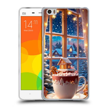 Силиконовый чехол на Xiaomi Mi Note с принтом Новый год