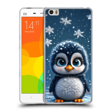 Силиконовый чехол на Xiaomi Mi Note с принтом Новый год