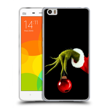 Силиконовый чехол на Xiaomi Mi Note с принтом Новый год Гринч