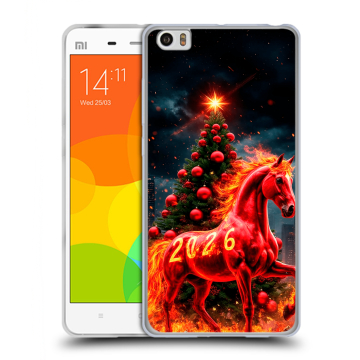 Силиконовый чехол на Xiaomi Mi Note с принтом Новый год