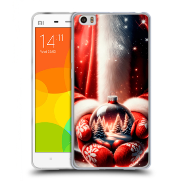 Силиконовый чехол на Xiaomi Mi Note с принтом Новый год Силиконовый чехол на Xiaomi Mi Note с принтом Новый год