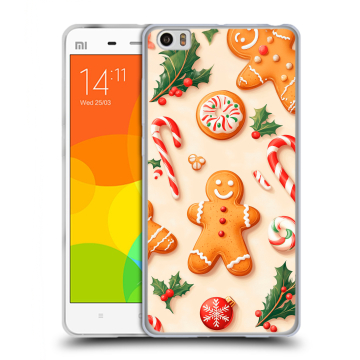 Силиконовый чехол на Xiaomi Mi Note с принтом Новый год Силиконовый чехол на Xiaomi Mi Note с принтом Новый год