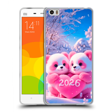 Силиконовый чехол на Xiaomi Mi Note с принтом Новый год Силиконовый чехол на Xiaomi Mi Note с принтом Новый год