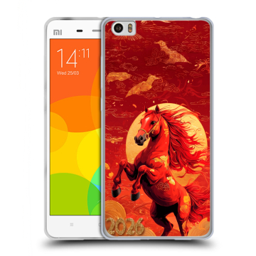 Силиконовый чехол на Xiaomi Mi Note с принтом Новый год Силиконовый чехол на Xiaomi Mi Note с принтом Новый год