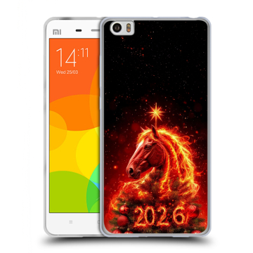 Силиконовый чехол на Xiaomi Mi Note с принтом Новый год Силиконовый чехол на Xiaomi Mi Note с принтом Новый год