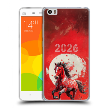Силиконовый чехол на Xiaomi Mi Note с принтом Новый год Силиконовый чехол на Xiaomi Mi Note с принтом Новый год