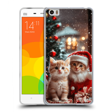 Силиконовый чехол на Xiaomi Mi Note с принтом Новый год Силиконовый чехол на Xiaomi Mi Note с принтом Новый год