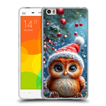 Силиконовый чехол на Xiaomi Mi Note с принтом Новый год Силиконовый чехол на Xiaomi Mi Note с принтом Новый год