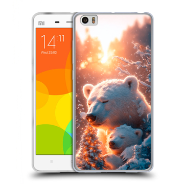 Силиконовый чехол на Xiaomi Mi Note с принтом Новый год Силиконовый чехол на Xiaomi Mi Note с принтом Новый год