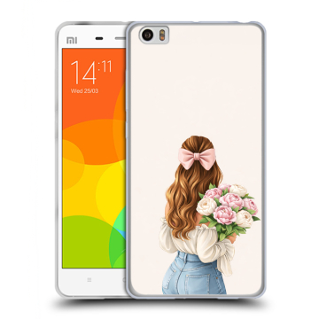 Силиконовый чехол на Xiaomi Mi Note с принтом женский Силиконовый чехол на Xiaomi Mi Note с принтом женский