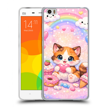 Силиконовый чехол на Xiaomi Mi Note с принтом для девочек Силиконовый чехол на Xiaomi Mi Note с принтом для девочек