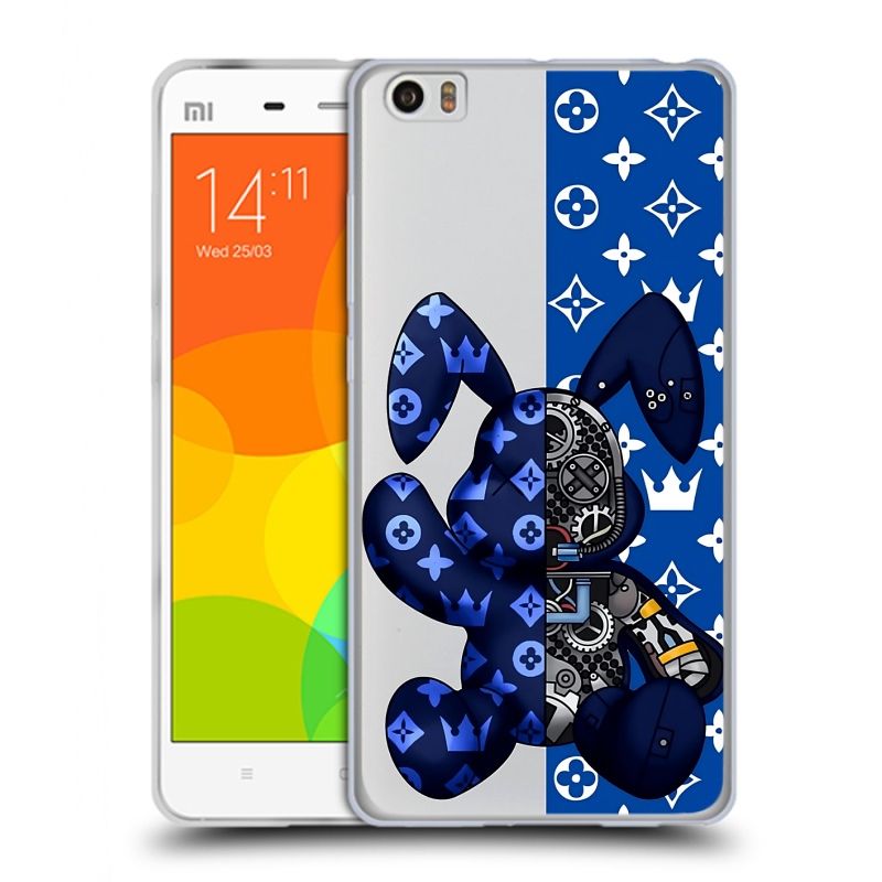 Силиконовый чехол на Xiaomi Mi Note с принтом Луи робот Силиконовый чехол на Xiaomi Mi Note с принтом Луи робот
