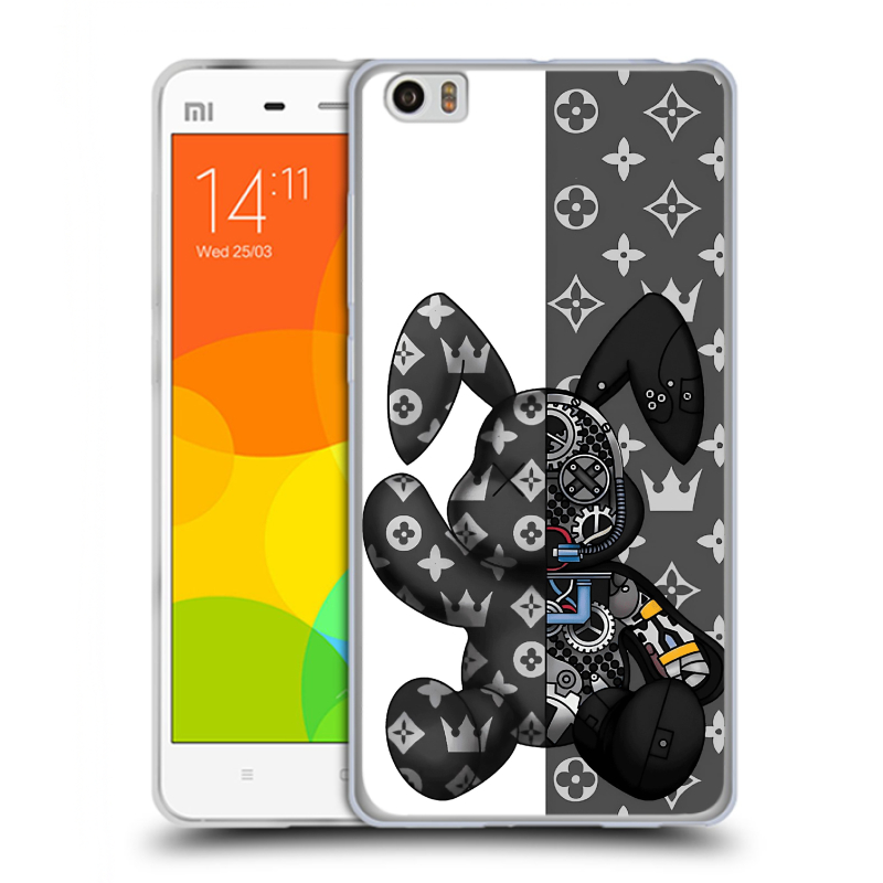 Пластиковый чехол на Xiaomi Mi Note с принтом Луи робот Пластиковый чехол на Xiaomi Mi Note с принтом Луи робот