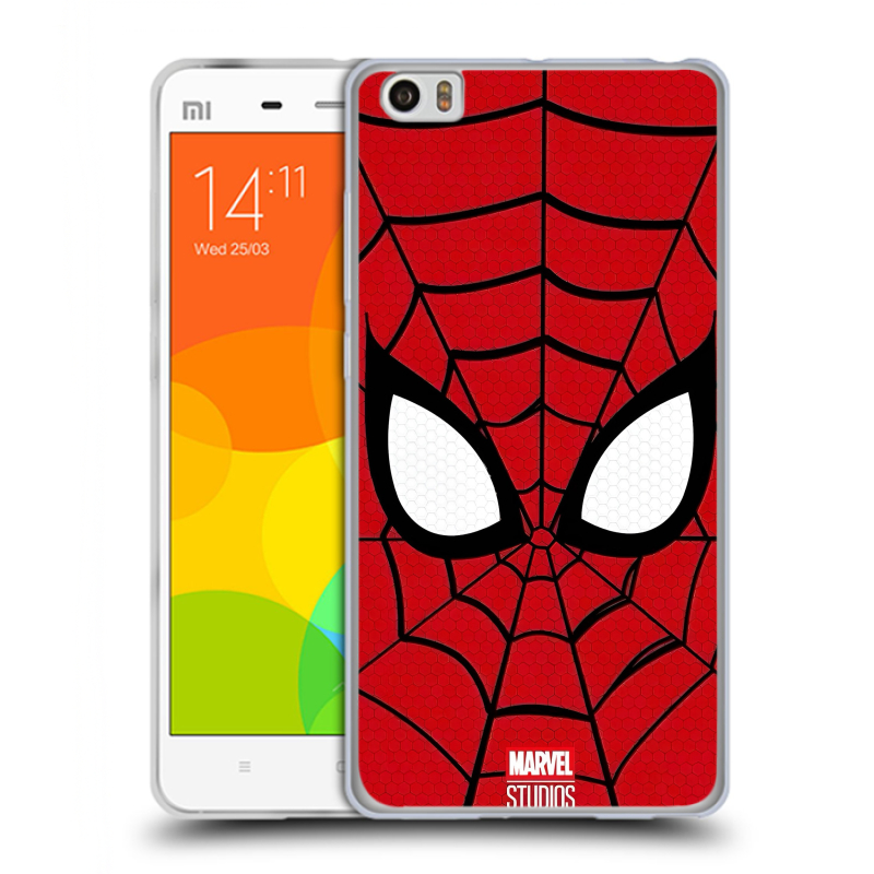Пластиковый чехол на Xiaomi Mi Note с принтом человек паук spiderman Пластиковый чехол на Xiaomi Mi Note с принтом человек паук spiderman
