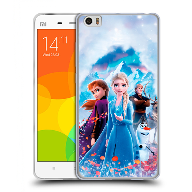 Силиконовый чехол на Xiaomi Mi Note с принтом Холодное сердце Frozen Силиконовый чехол на Xiaomi Mi Note с принтом Холодное сердце Frozen