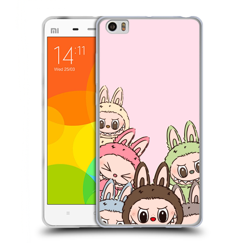 Пластиковый чехол на Xiaomi Mi Note с принтом Лабубу Пластиковый чехол на Xiaomi Mi Note с принтом Лабубу