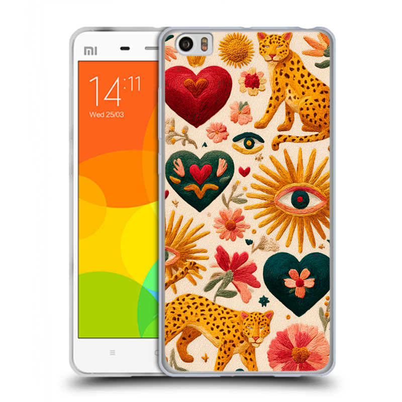 Силиконовый чехол на Xiaomi Mi Note с принтом Модный принт Силиконовый чехол на Xiaomi Mi Note с принтом Модный принт