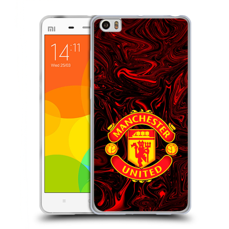 Пластиковый чехол на Xiaomi Mi Note с принтом Manchester United Пластиковый чехол на Xiaomi Mi Note с принтом Manchester United