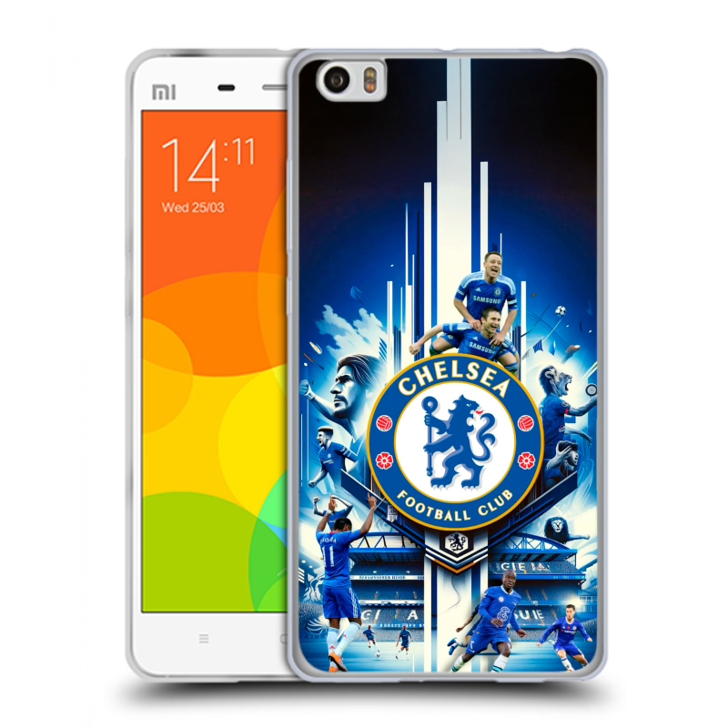 Пластиковый чехол на Xiaomi Mi Note с принтом Chelsea Челси Пластиковый чехол на Xiaomi Mi Note с принтом Chelsea Челси