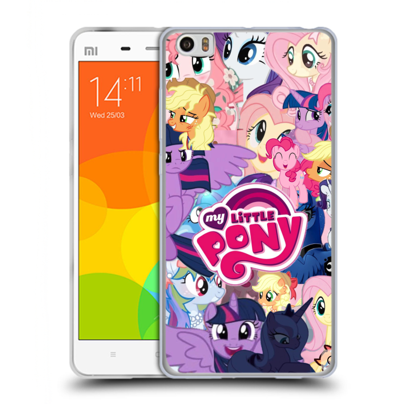 Пластиковый чехол на Xiaomi Mi Note с принтом My little pony Дружба чудо Пластиковый чехол на Xiaomi Mi Note с принтом My little pony Дружба чудо