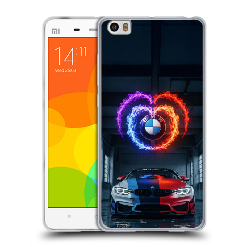 Пластиковый чехол на Xiaomi Mi Note с принтом BMW БМВ Пластиковый чехол на Xiaomi Mi Note с принтом BMW БМВ