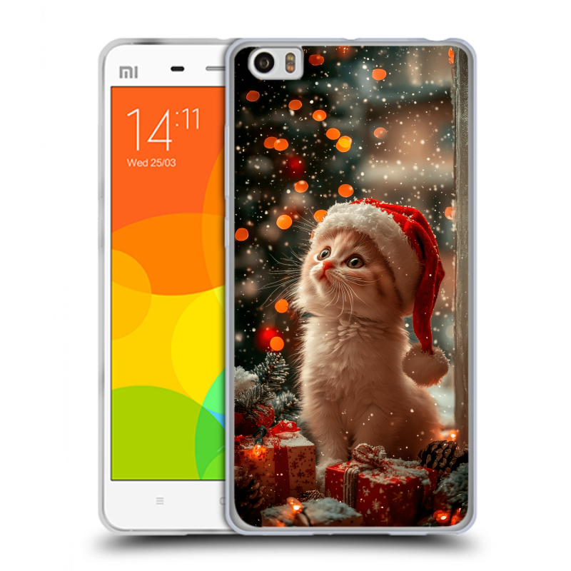 Пластиковый чехол на Xiaomi Mi Note с принтом Новый год Пластиковый чехол на Xiaomi Mi Note с принтом Новый год