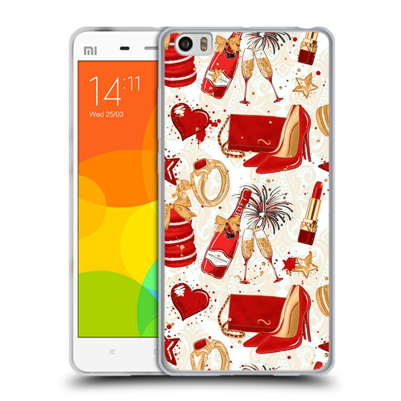 Пластиковый чехол на Xiaomi Mi Note с принтом Новый год Пластиковый чехол на Xiaomi Mi Note с принтом Новый год
