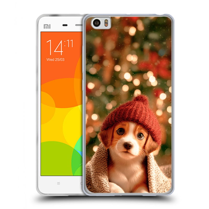 Силиконовый чехол на Xiaomi Mi Note с принтом Новый год Силиконовый чехол на Xiaomi Mi Note с принтом Новый год