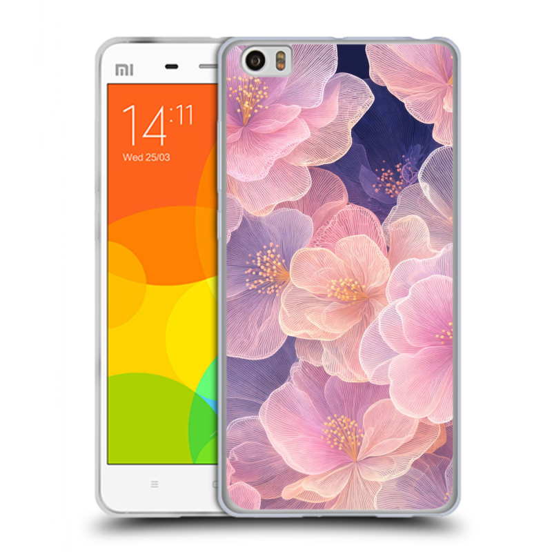 Силиконовый чехол на Xiaomi Mi Note с принтом женский Силиконовый чехол на Xiaomi Mi Note с принтом женский