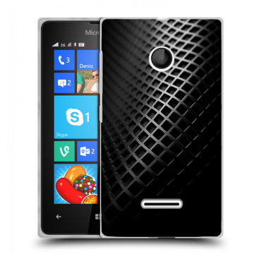 Пластиковый чехол на Microsoft Lumia 435 с принтом Текстура металла Пластиковый чехол на Microsoft Lumia 435 с принтом Текстура металла