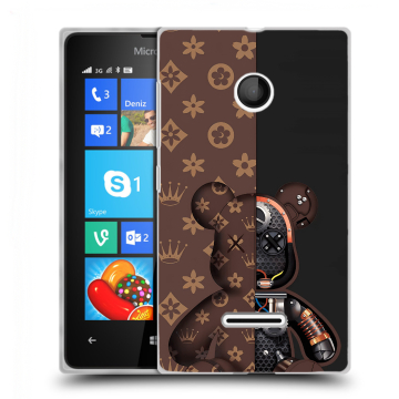 Пластиковый чехол на Microsoft Lumia 435 с принтом Луи робот Пластиковый чехол на Microsoft Lumia 435 с принтом Луи робот