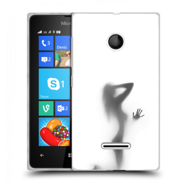 Пластиковый чехол на Microsoft Lumia 435 с принтом Силуэт Пластиковый чехол на Microsoft Lumia 435 с принтом Силуэт