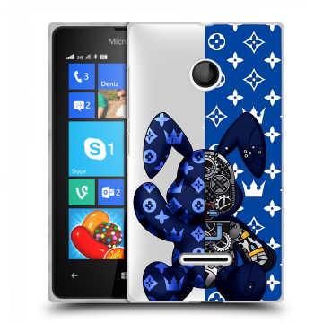 Пластиковый чехол на Microsoft Lumia 435 с принтом Луи робот Пластиковый чехол на Microsoft Lumia 435 с принтом Луи робот