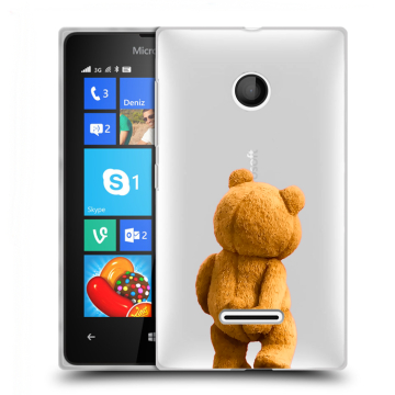 Пластиковый чехол на Microsoft Lumia 435 с принтом Медведь Пластиковый чехол на Microsoft Lumia 435 с принтом Медведь