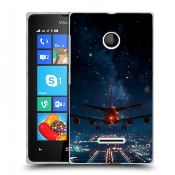 Пластиковый чехол на Microsoft Lumia 435 с принтом самолет Пластиковый чехол на Microsoft Lumia 435 с принтом самолет