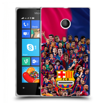Пластиковый чехол на Microsoft Lumia 435 с принтом Барселона Barcelona Пластиковый чехол на Microsoft Lumia 435 с принтом Барселона Barcelona