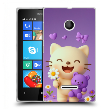 Пластиковый чехол на Microsoft Lumia 435 с принтом для девочек Пластиковый чехол на Microsoft Lumia 435 с принтом для девочек