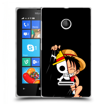 Пластиковый чехол на Microsoft Lumia 435 с принтом One Piece Ван Пис