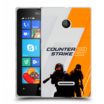 Пластиковый чехол на Microsoft Lumia 435 с принтом Counter Strike Пластиковый чехол на Microsoft Lumia 435 с принтом Counter Strike