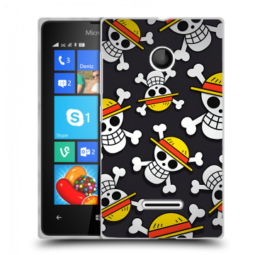 Пластиковый чехол на Microsoft Lumia 435 с принтом One Piece Ван Пис