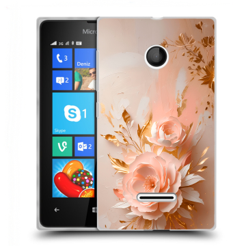 Пластиковый чехол на Microsoft Lumia 435 с принтом женский