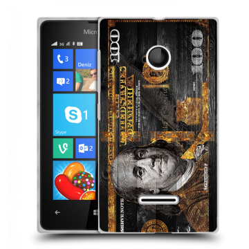 Пластиковый чехол на Microsoft Lumia 435 с принтом Доллар деньги Пластиковый чехол на Microsoft Lumia 435 с принтом Доллар деньги