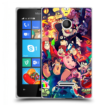 Пластиковый чехол на Microsoft Lumia 435 с принтом Gravity Falls Гравити Фолз Пластиковый чехол на Microsoft Lumia 435 с принтом Gravity Falls Гравити Фолз