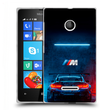 Пластиковый чехол на Microsoft Lumia 435 с принтом BMW БМВ Пластиковый чехол на Microsoft Lumia 435 с принтом BMW БМВ