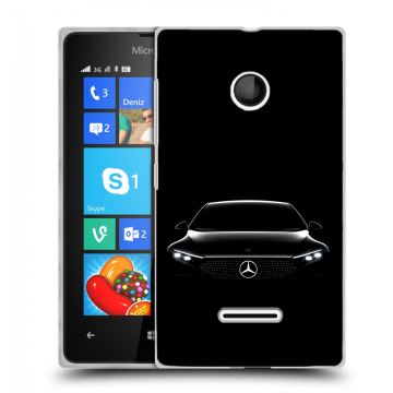 Пластиковый чехол на Microsoft Lumia 435 с принтом Mercedes Мерседес Пластиковый чехол на Microsoft Lumia 435 с принтом Mercedes Мерседес