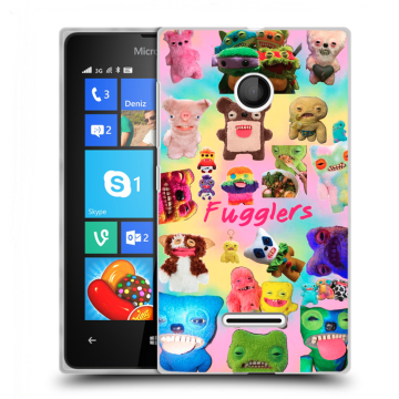Пластиковый чехол на Microsoft Lumia 435 с принтом Флагер Fuggler