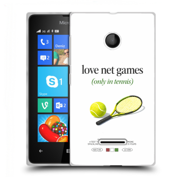 Пластиковый чехол на Microsoft Lumia 435 с принтом для девочек