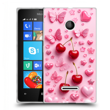 Пластиковый чехол на Microsoft Lumia 435 с принтом для девочек Пластиковый чехол на Microsoft Lumia 435 с принтом для девочек
